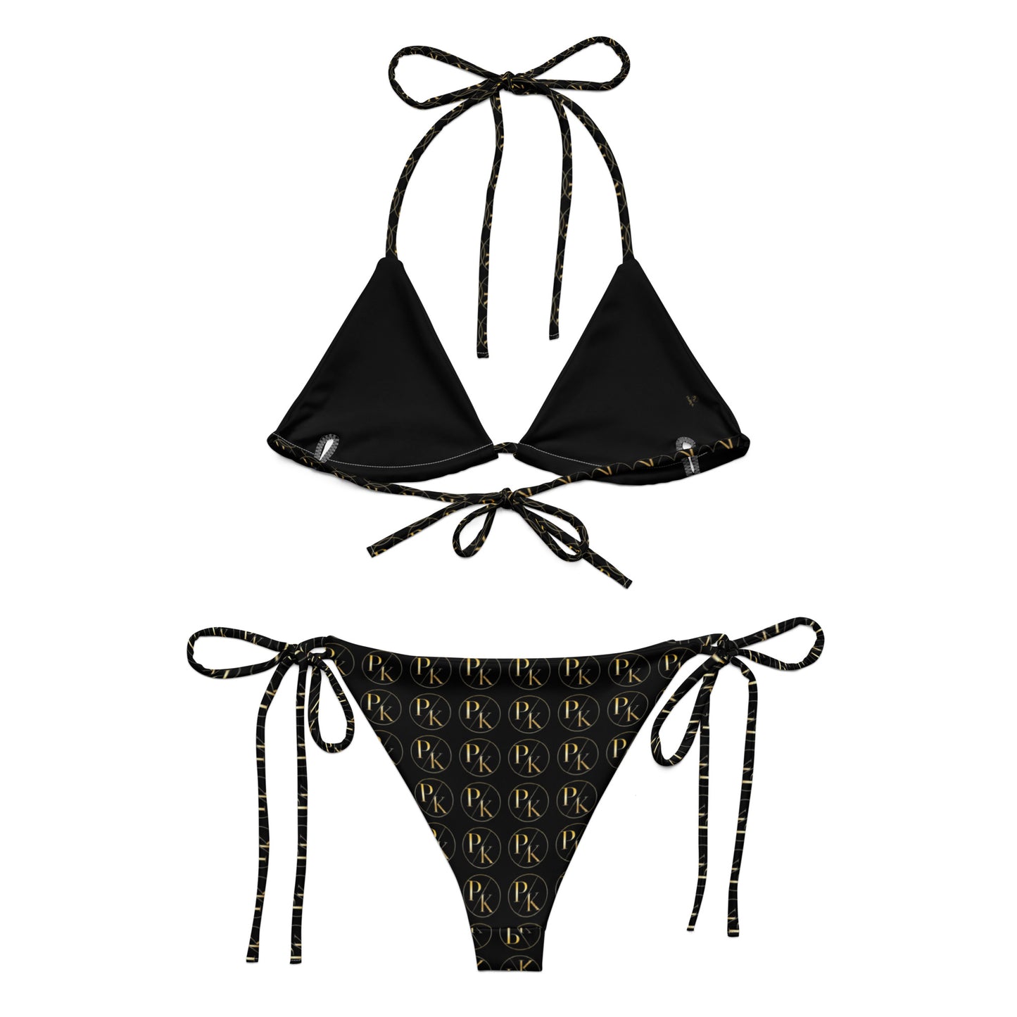 Monogram UPF 50+ Recycled String Bikini - PhillipK & Co.