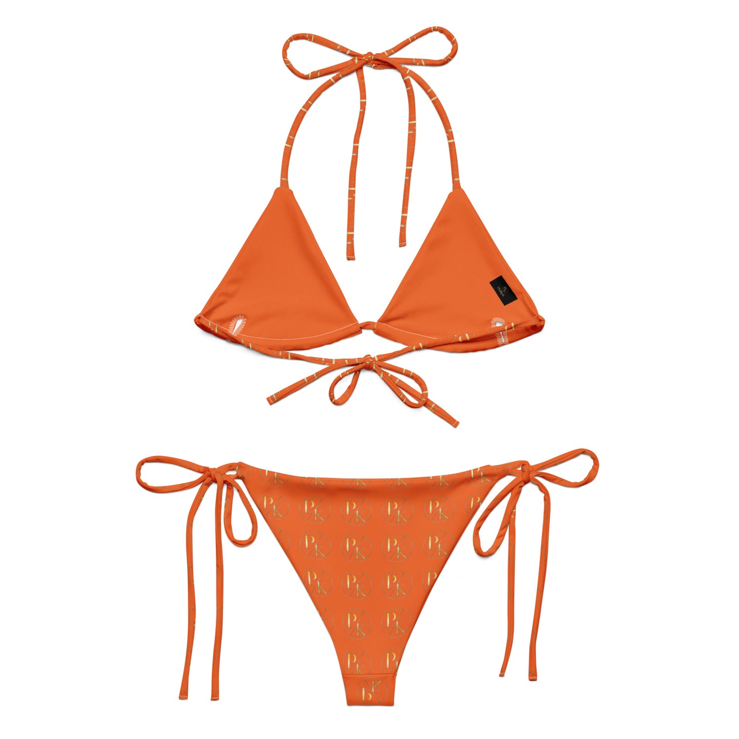 Monogram UPF 50+ Recycled String Bikini - PhillipK & Co.
