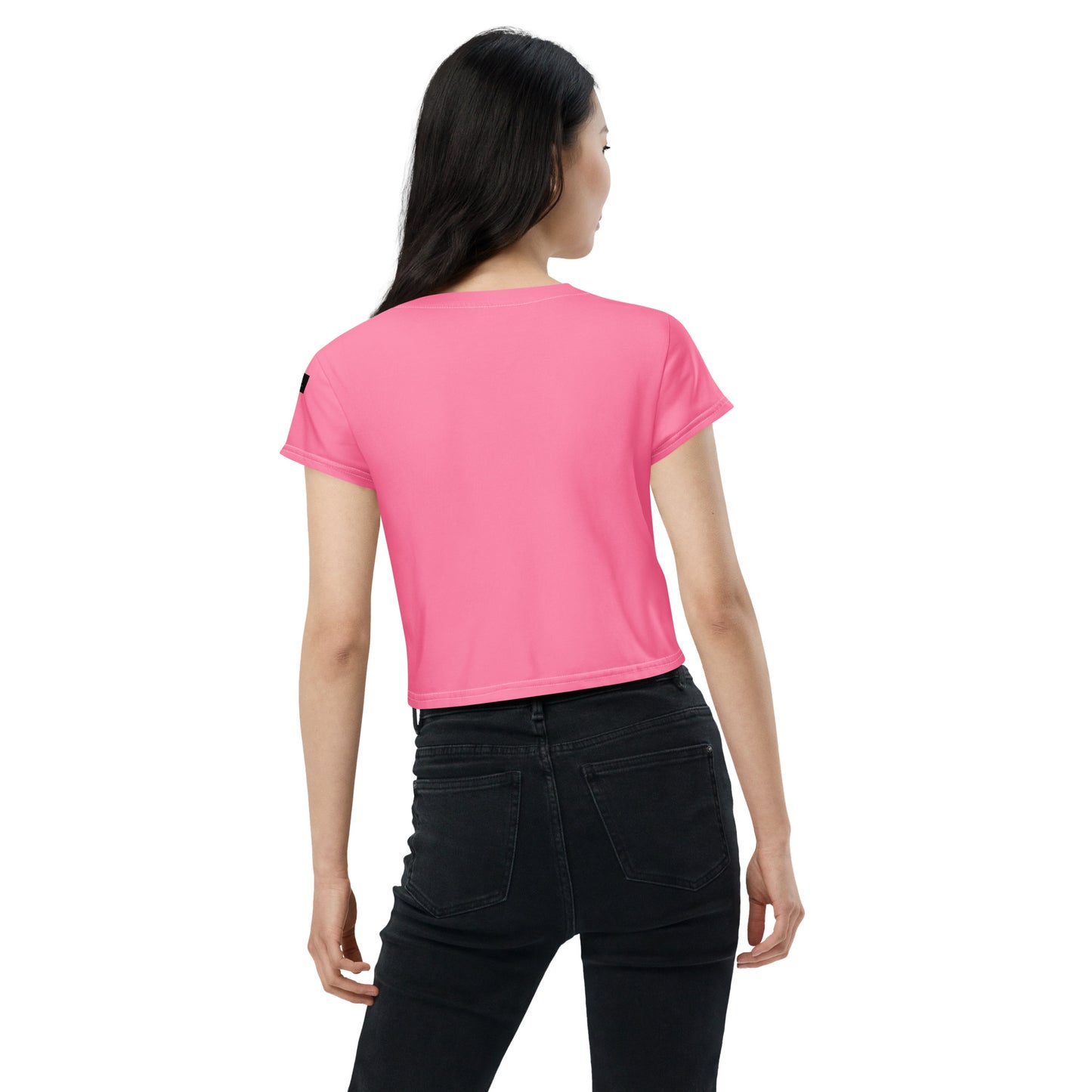 Pink Print Crop Top - PhillipK & Co.