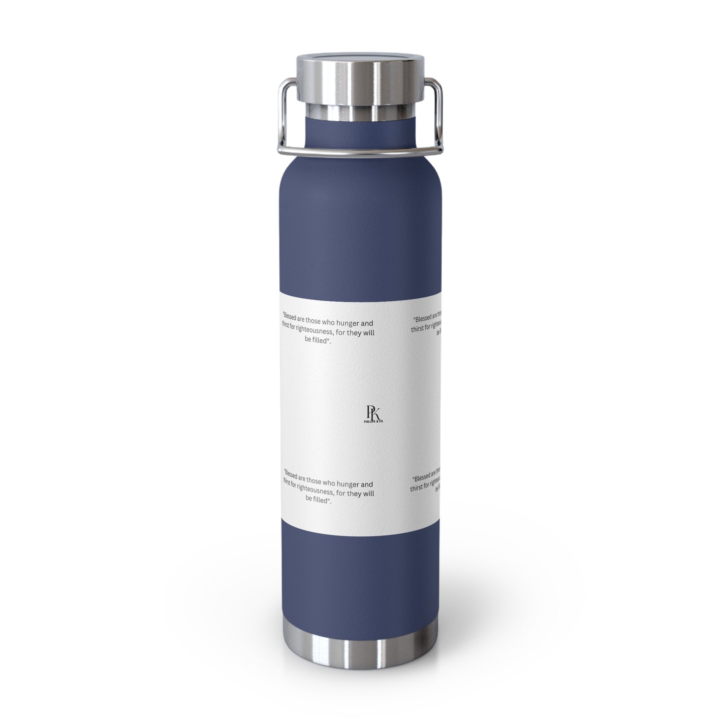 Copper Insulated Water Bottle - 22oz - PhillipK & Co.