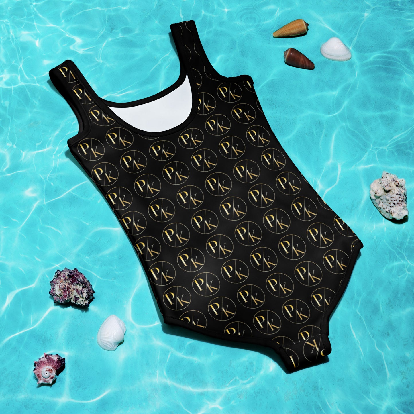 Monogram UPF 38-40 Kids Swimsuit - PhillipK & Co.