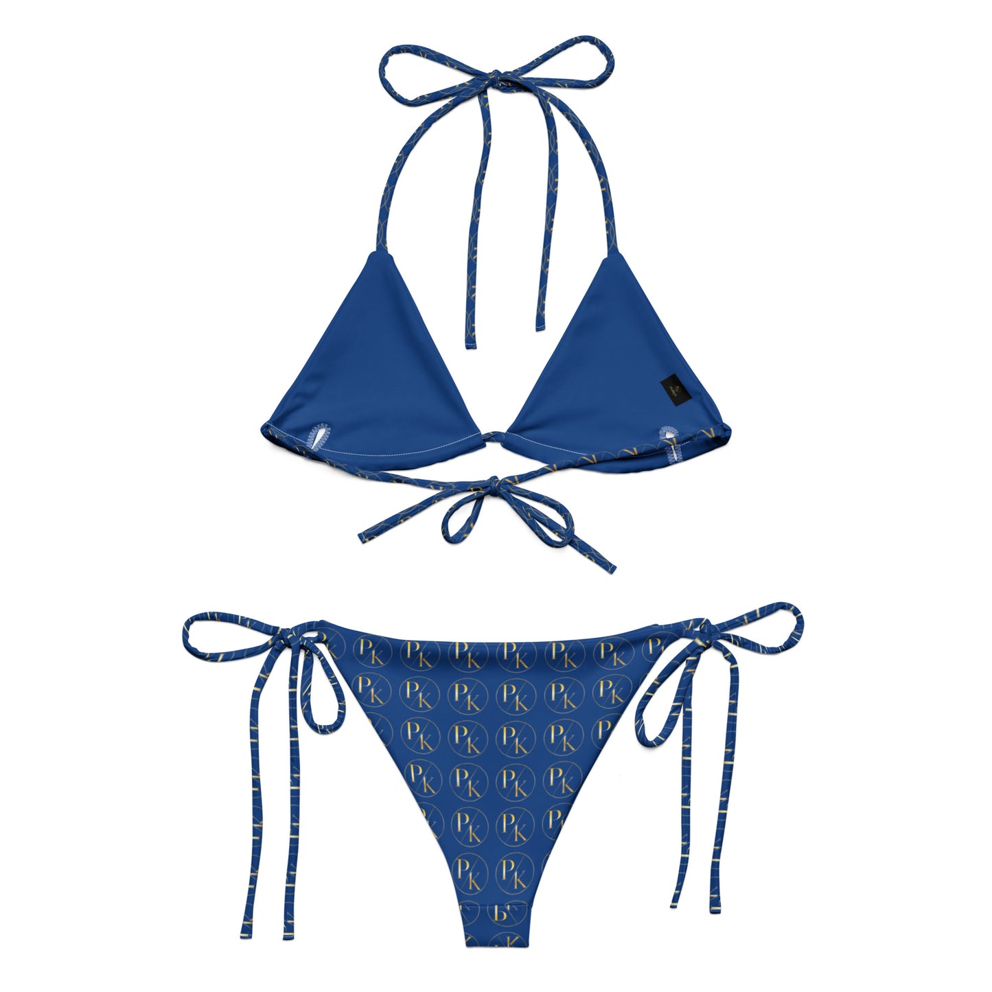 Monogram UPF 50+ Recycled String Bikini - PhillipK & Co.