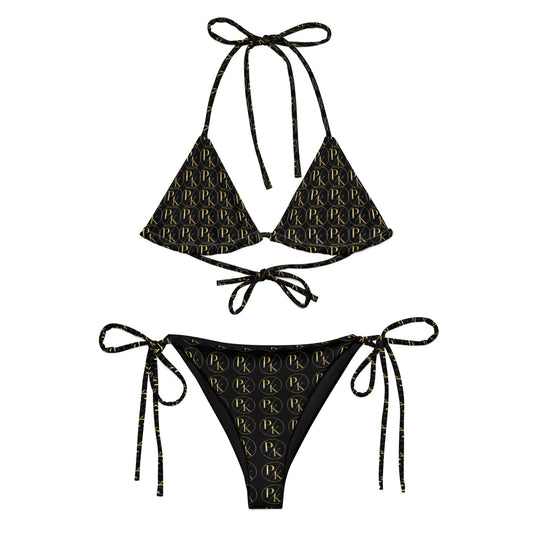 Monogram UPF 50+ Recycled String Bikini - PhillipK & Co.