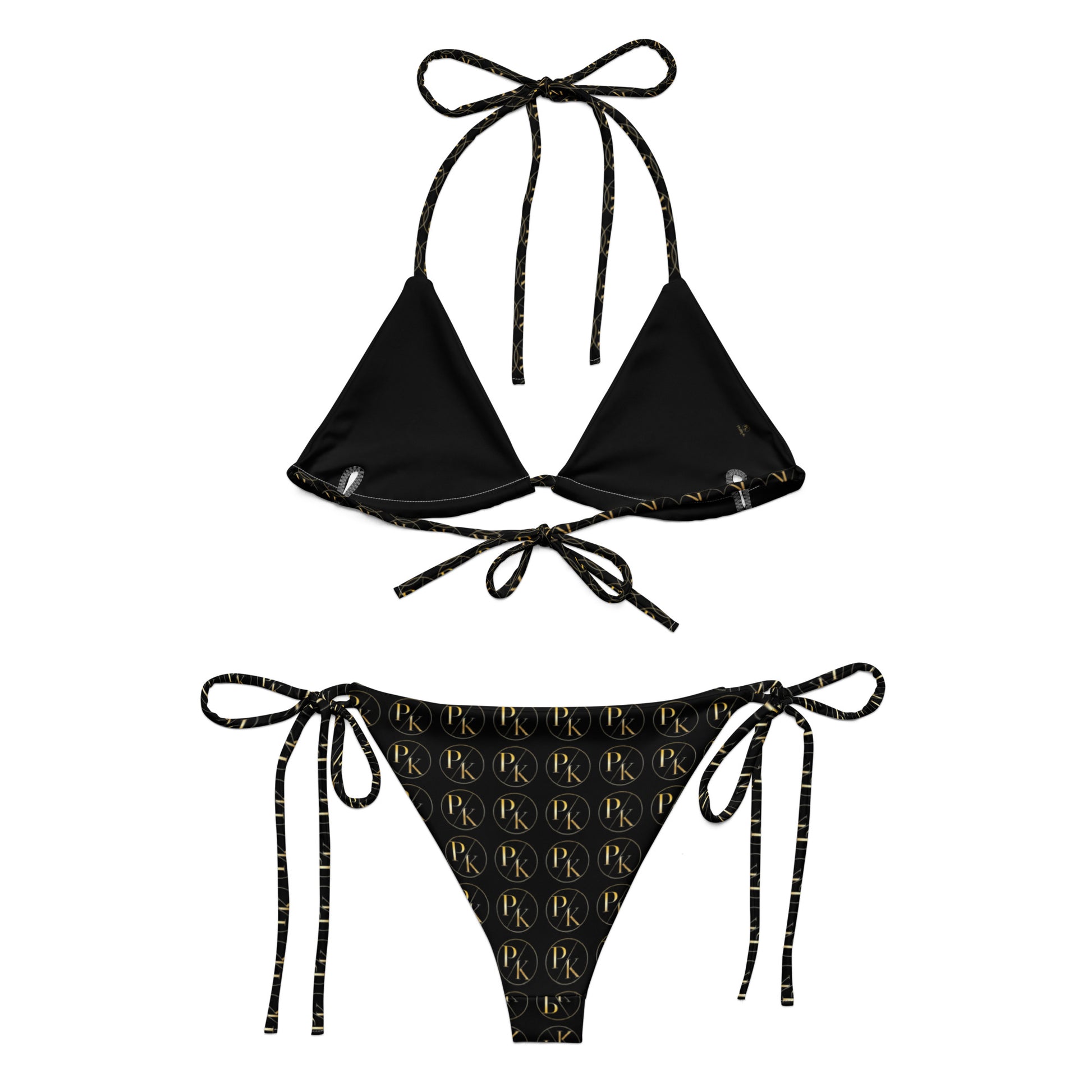 Monogram UPF 50+ Recycled String Bikini - PhillipK & Co.