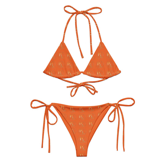 Monogram UPF 50+ Recycled String Bikini - PhillipK & Co.