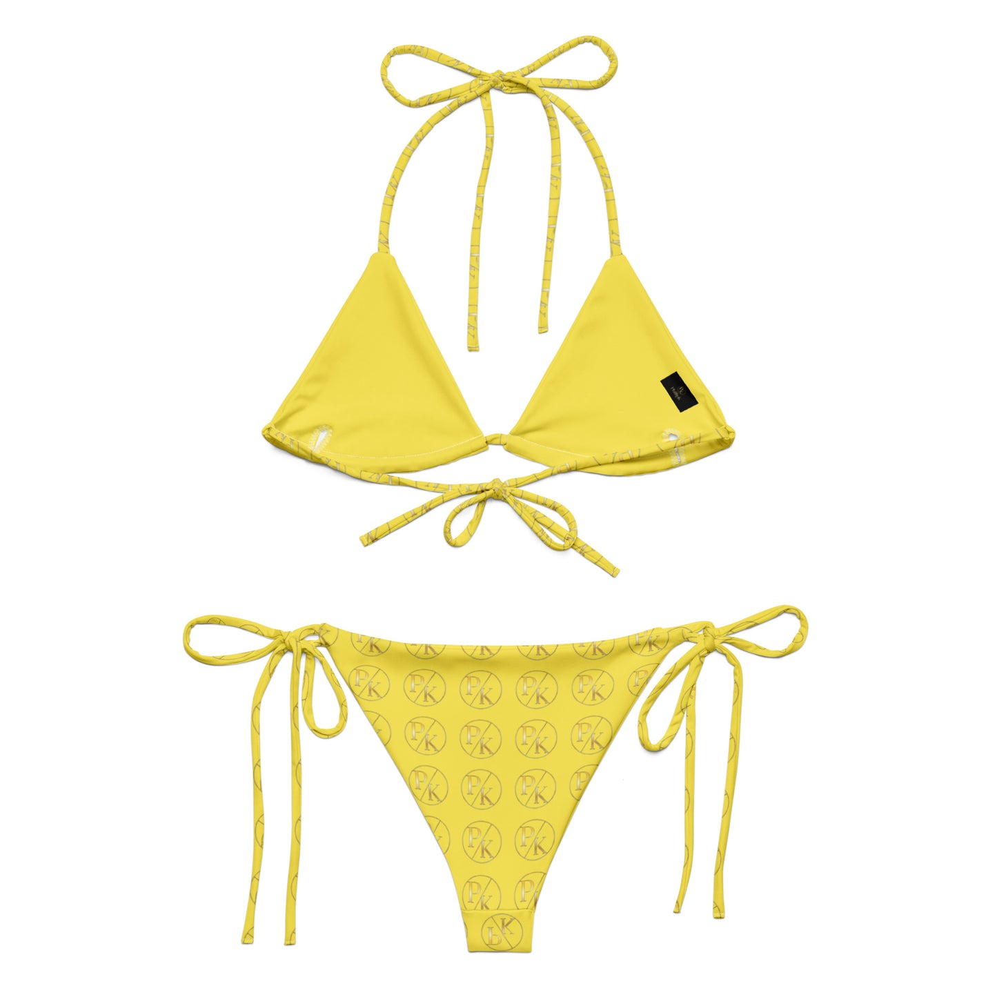 Monogram UPF 50+ Recycled String Bikini - PhillipK & Co.