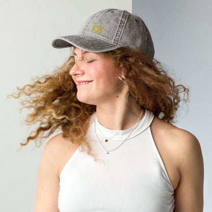 PK Vintage Cotton Twill Cap - PhillipK & Co.