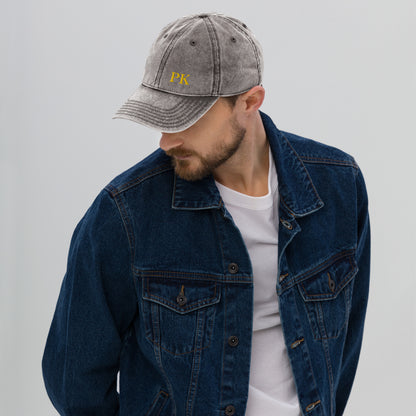 PK Vintage Cotton Twill Cap - PhillipK & Co.