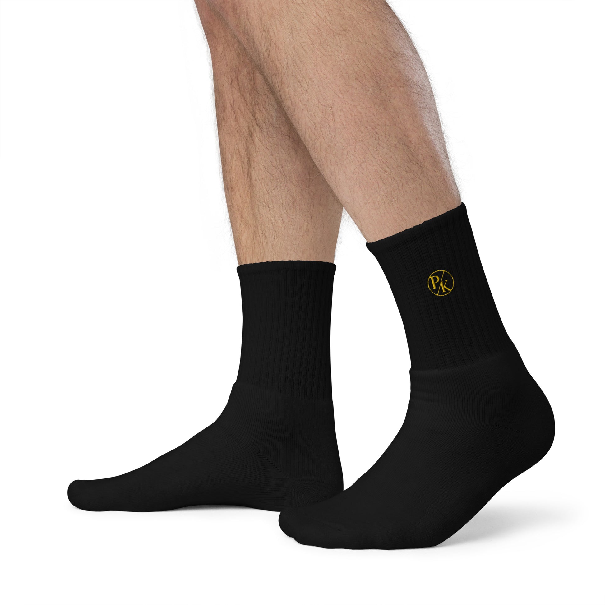 Monogram Embroidered Socks - PhillipK & Co.