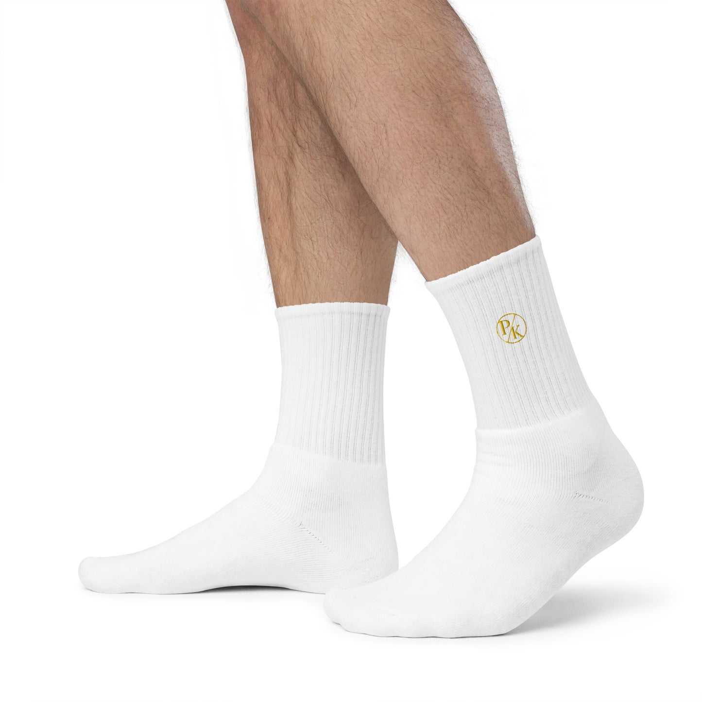 Monogram Embroidered Socks - PhillipK & Co.