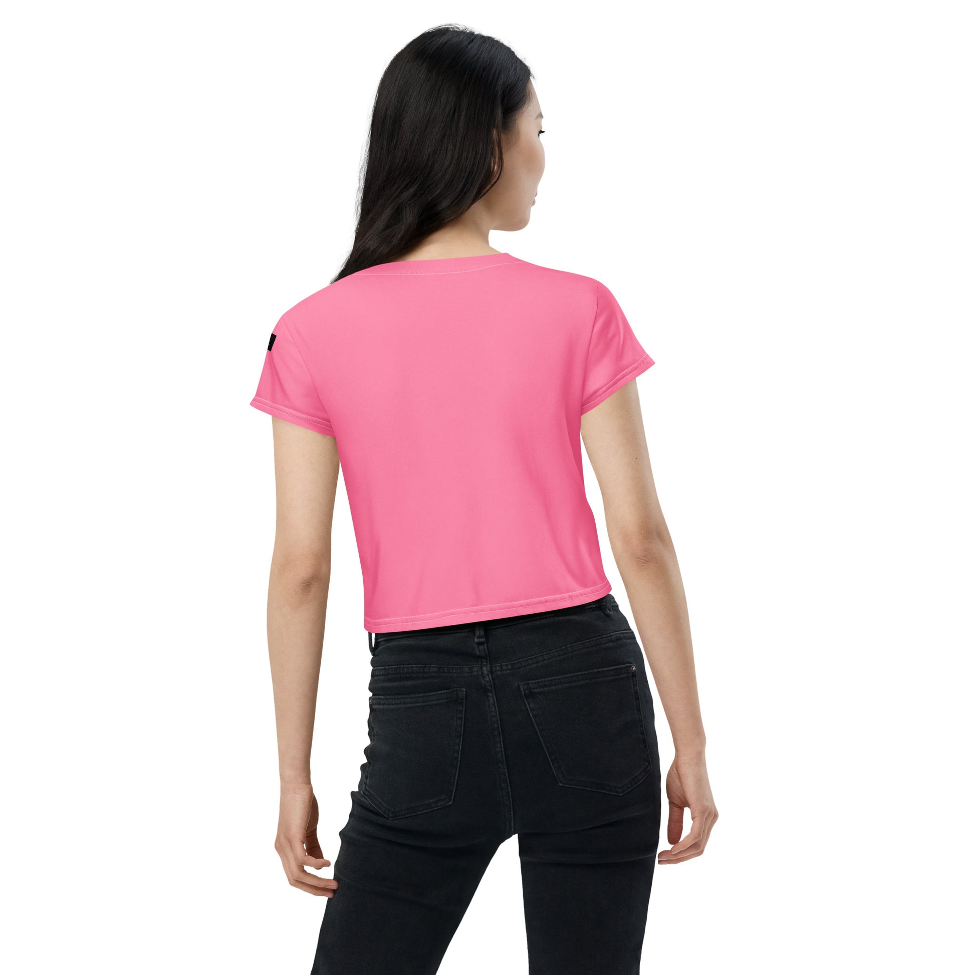 Pink Print Crop Top - PhillipK & Co.