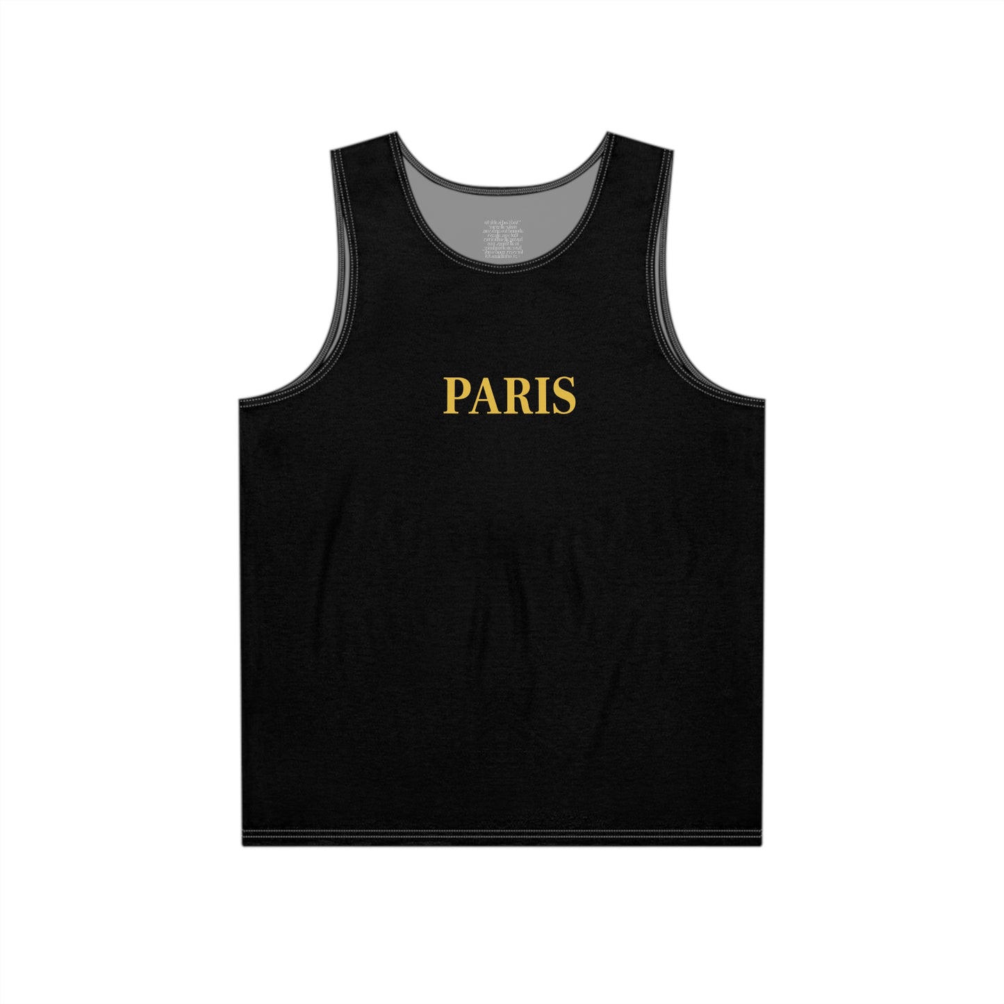 Men's Black Paris Tank Top - PhillipK & Co.