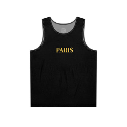 Men's Black Paris Tank Top - PhillipK & Co.