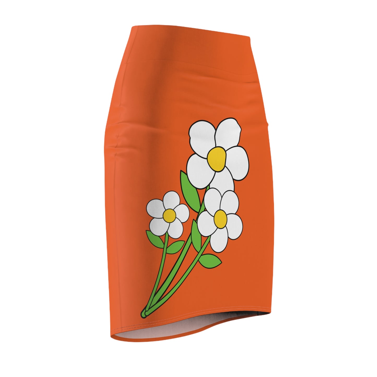 Floral Print Women's Pencil Skirt - Bright & Stylish for Spring Fashion - PhillipK & Co.