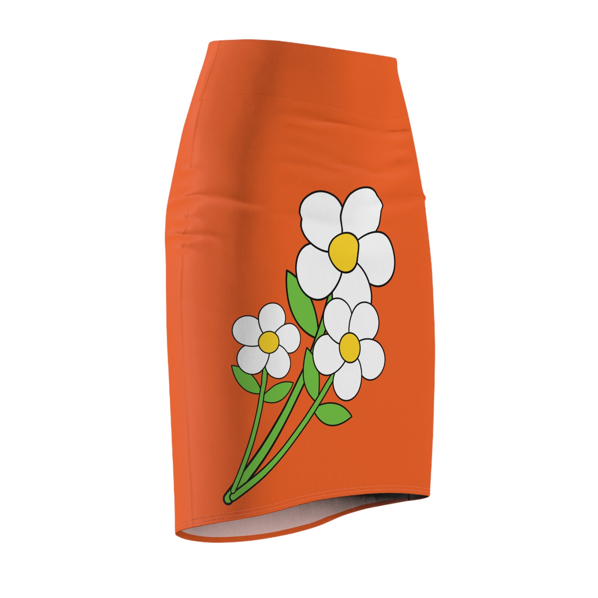 Floral Print Women's Pencil Skirt - Bright & Stylish for Spring Fashion - PhillipK & Co.