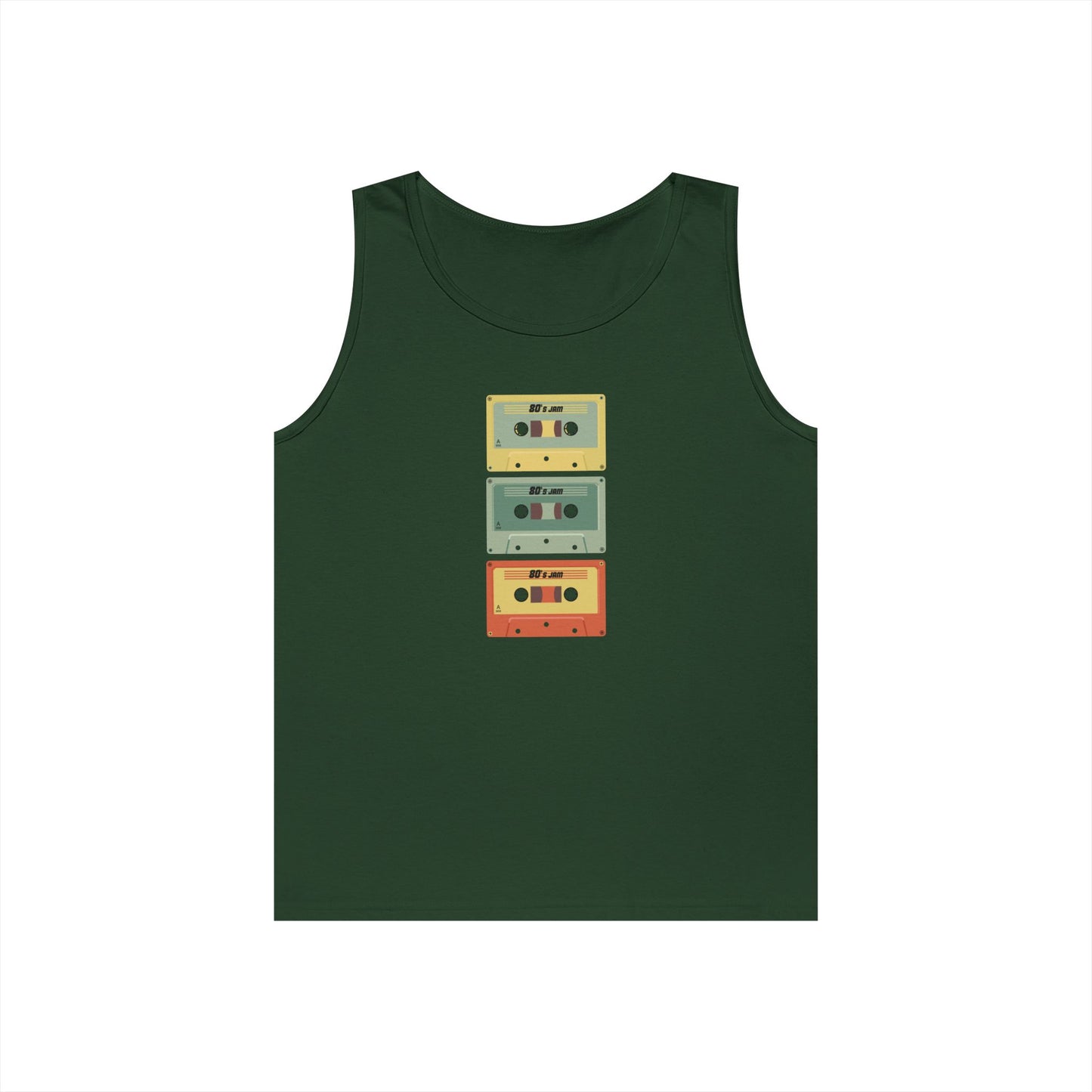 Retro Cassette Tape Heavy Cotton Tank Top - PhillipK & Co.