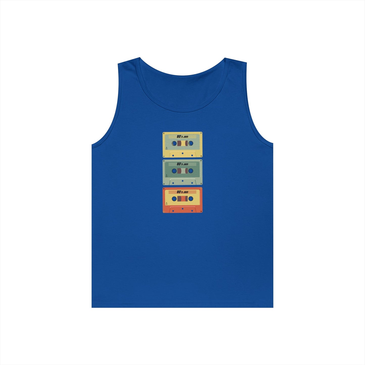 Retro Cassette Tape Heavy Cotton Tank Top - PhillipK & Co.