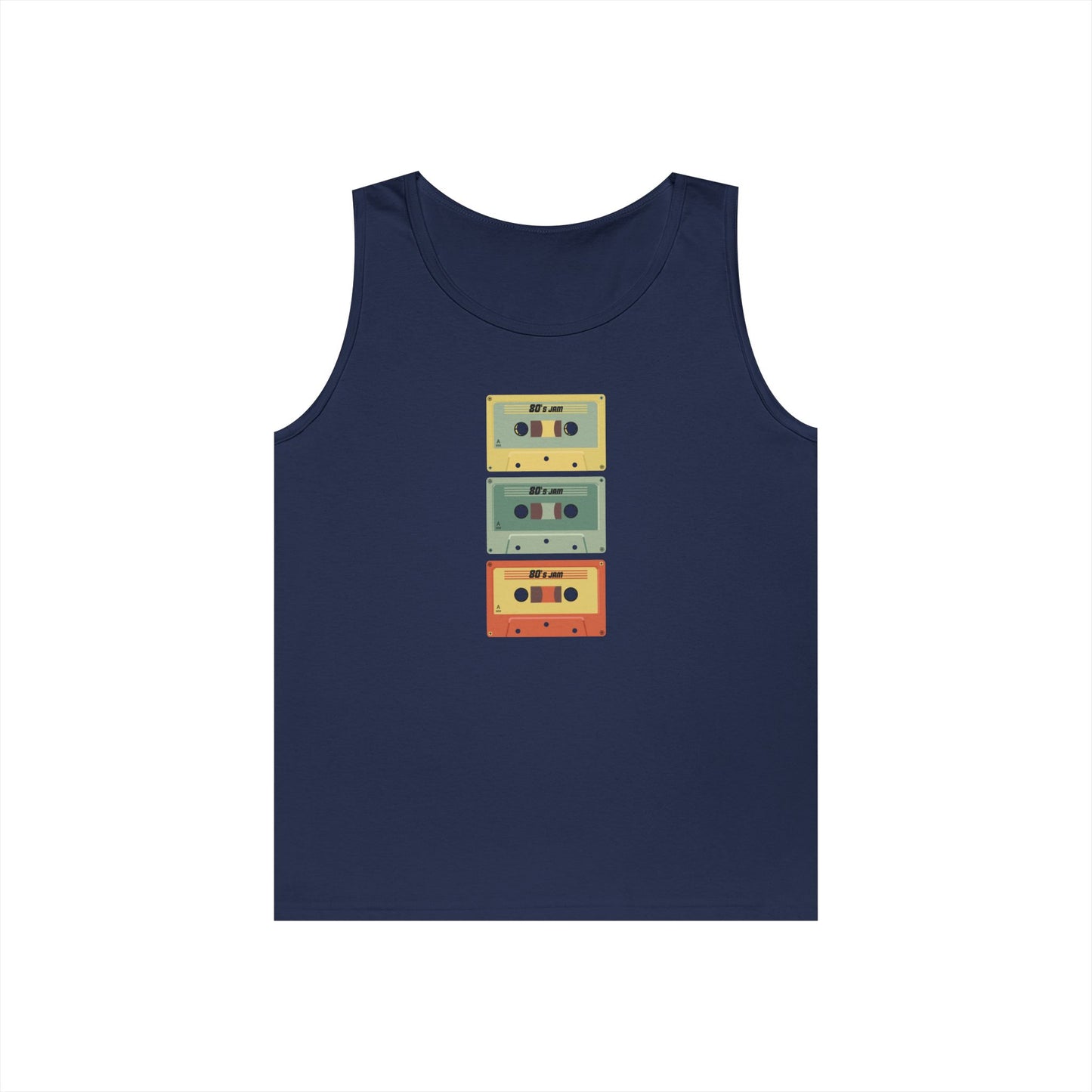 Retro Cassette Tape Heavy Cotton Tank Top - PhillipK & Co.