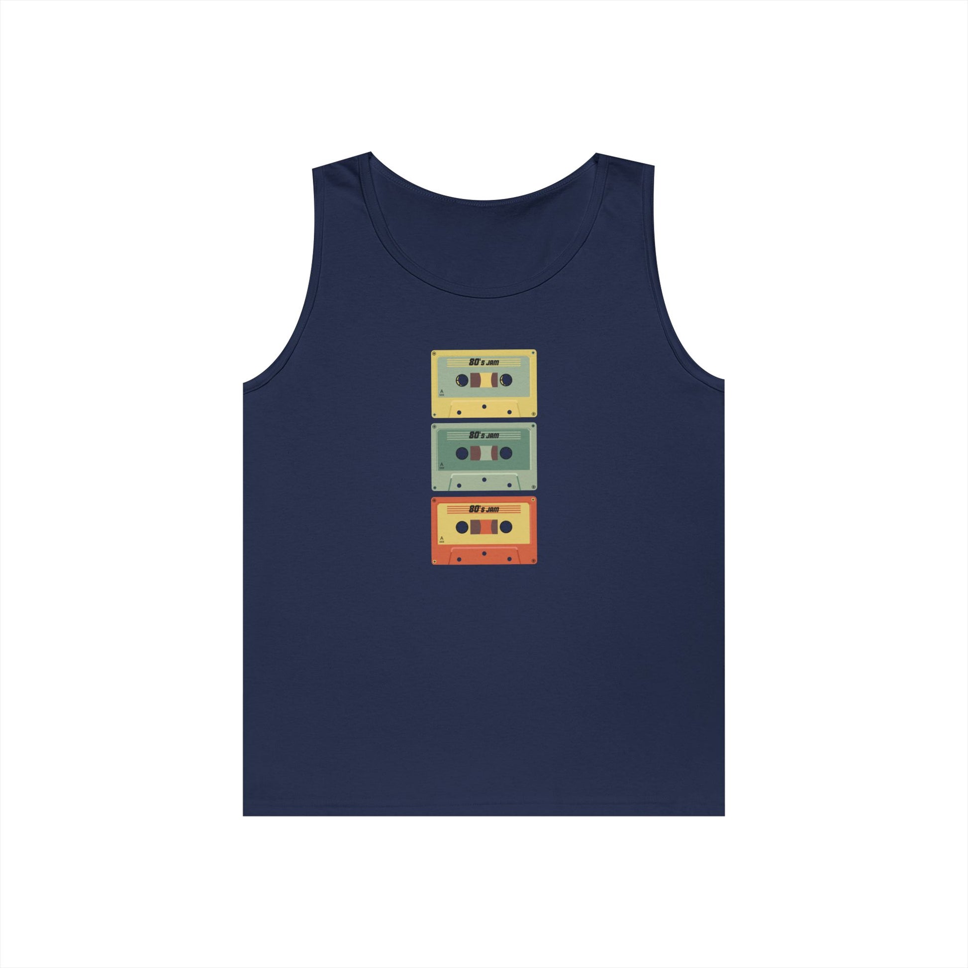 Retro Cassette Tape Heavy Cotton Tank Top - PhillipK & Co.