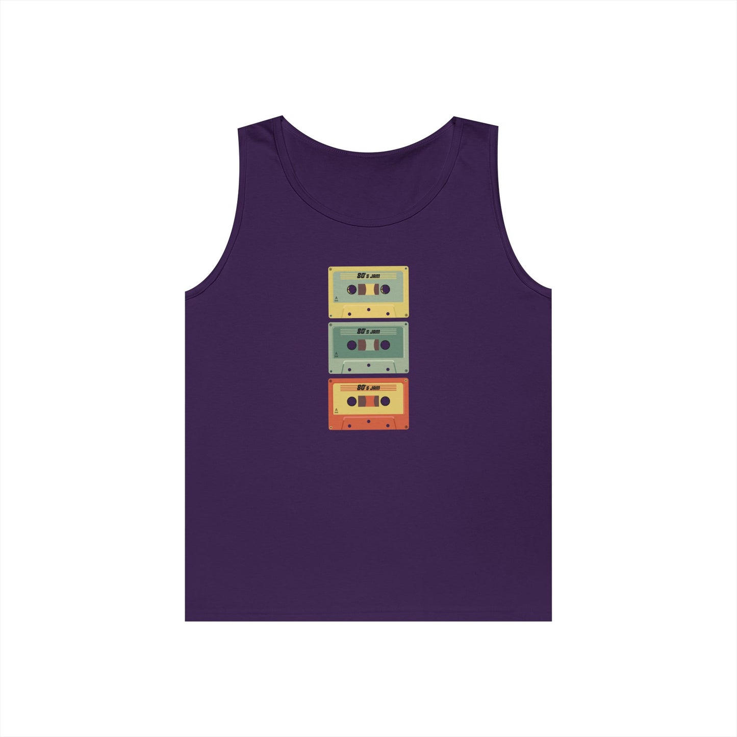 Retro Cassette Tape Heavy Cotton Tank Top - PhillipK & Co.