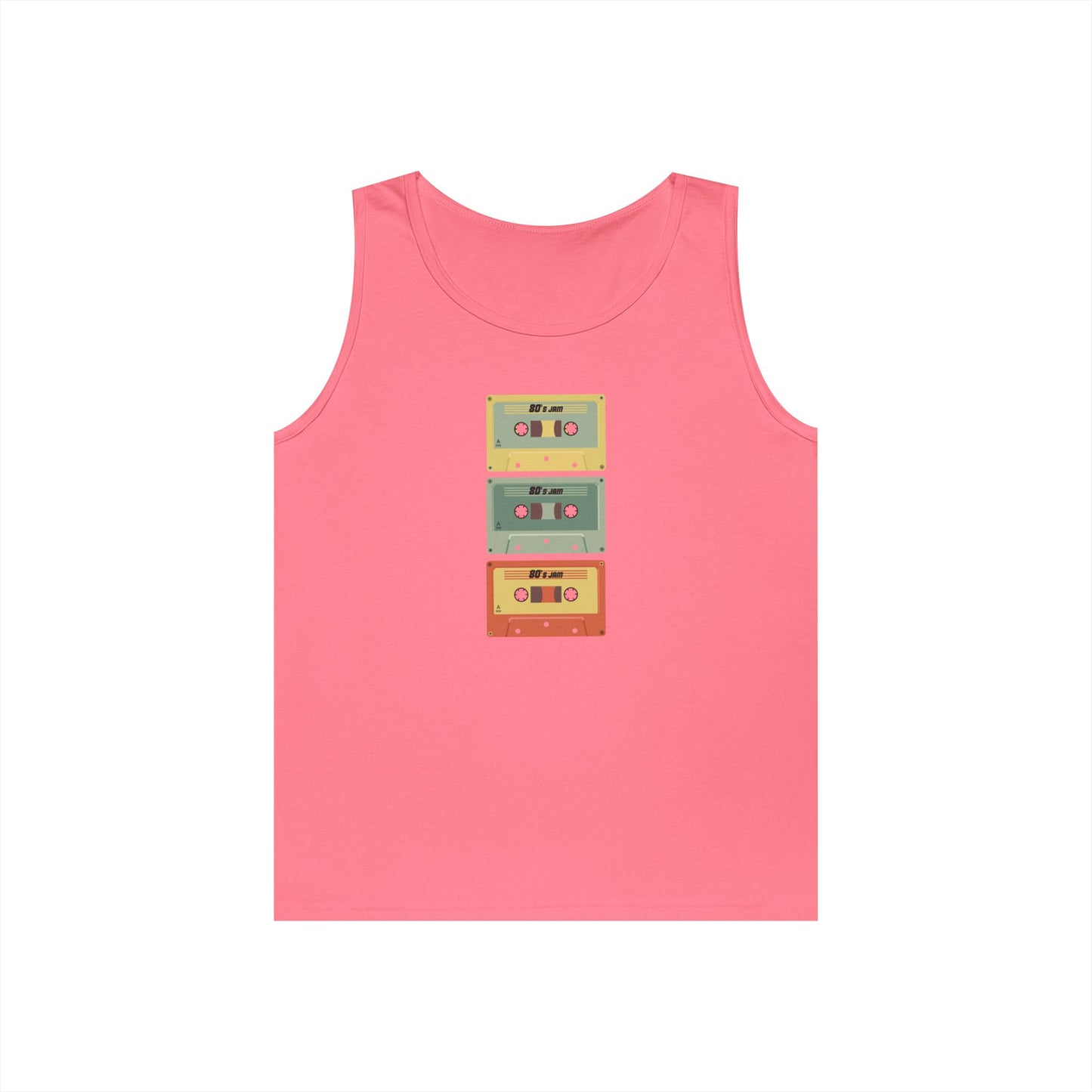 Retro Cassette Tape Heavy Cotton Tank Top - PhillipK & Co.